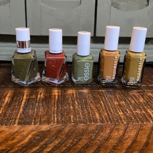 ESSIE FALL color Nail Polish set of 5 🍁🍂🔥 - Picture 1 of 12